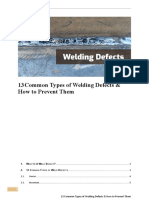 13 Common Types of Welding Defects