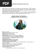 Tatiana Corciovei - EXEMPLE DE PROIECTE DIDACTICE