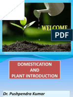 Domestication and Plant Introduction.