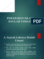 Peradaban Islam Daulah Usmani