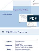 Programming 2: Object-Oriented Programming With Java