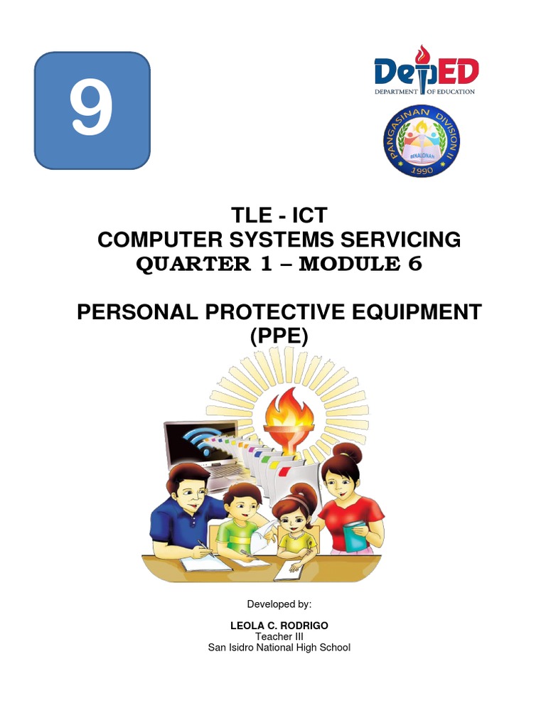 Tle Ict Computer Systems Servicing Quarter 1 Module 6 Personal