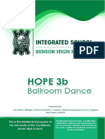 HOPE 3B-Module 1 Ball Room Dancing