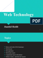 Web Technology History Growth Protocols Applications Security