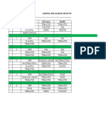 Jadwal Pelajaran