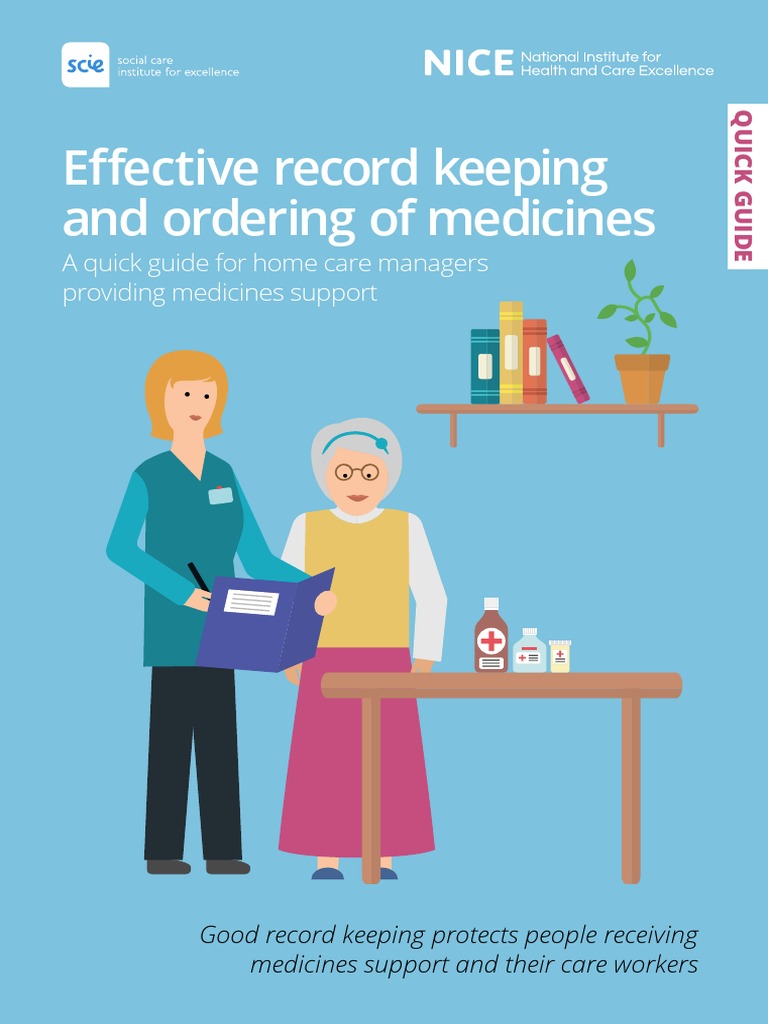 Quick Guide Effective Record Keeping Ordering Medicines PDF