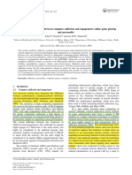 Validating The Distinction Between Computer Addiction and Engagement: Online Game Playing and Personality