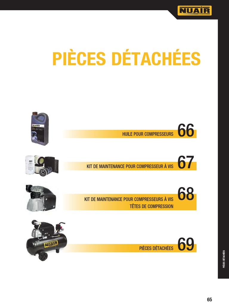 Pièces et Kits pour Compresseurs PDF Turbomachine Pression — free download