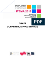 Itema 2018 - Draft Conference Proceedings