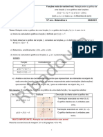 10º Ano - Transformações de Funções - Ficha Orientada 5