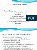 F W Taylor Scientific Management