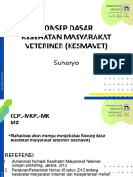 Konsep Dasar Kesehatan Masyarakat Veteriner