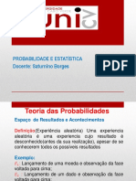 Probabilidade e Estatística: Teoria das Probabilidades