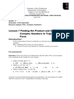 ComplexNumbers Module7Q2W2