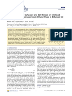 Bera, A., Mandal, A., & Guha, B. B. (2013). Synergistic Effect of Surfactant and Salt Mixture on Interfacial Tension Reduction Between Crude Oil and Water in Enhanced Oil Recovery. Journal of Chemical & Engineering Data,