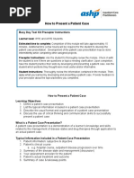 Case-Based Discussion Template for Trainees | PDF | Health Care | Medicine