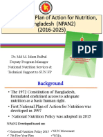 2 National Plan of Action For Nutrition, Bangladesh (NPAN2) (2016-2025)