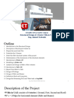 ETABS v19 & SAFE Course Structural Design of 4 Stories Villa in UAE Eng. Ahmad Traboulsi