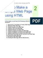 How To Make A Simple Web Page Using HTML