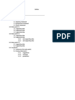 Outline Framework