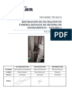Informe Tecnico - Reparacion de Filtracion en Tub. Desague de Sistema de Enfriamiento-Sot.1
