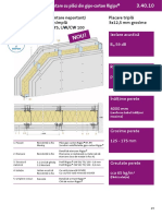 Perei de Compartimentare Structur Metalic Simpl UW CW 5075100 Rigips 3x125 MM 4 M