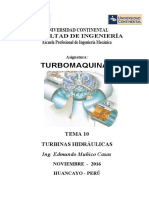 Turbo - Tema 10 - 2016-2 Turbinas Hidraulicas