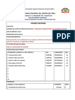 INFORME Proyecion Social