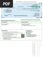 Sample Check Draft Template PDF | PDF