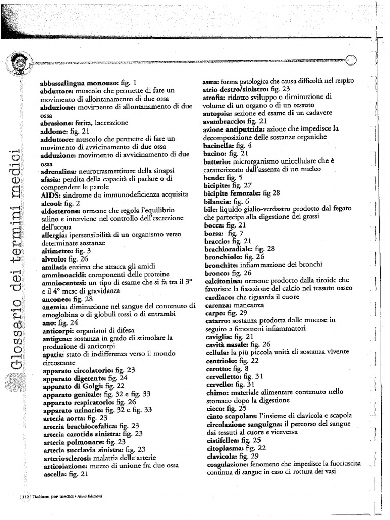 Glossario Dei Termini Medici PDF