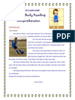EN-A2 Parts of The Body and Reading