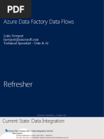 Azure Data Factory Data Flows: Luke Newport Technical Specialist - Data & AI