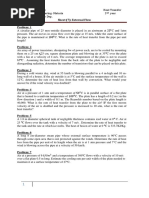 Sheet (7) : External Flow Problem: 1