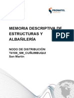 2.3. Memoria Descriptiva de Estructuras y Albañileria NODO DISTRIBUCIÓN