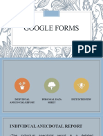 #4 Google Forms