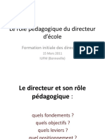 1 Diaporama Le Directeur Et Son Role Pedagogique Martinez