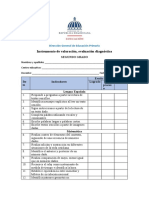 Evaluación diagnóstica SEGUNDO GRADO