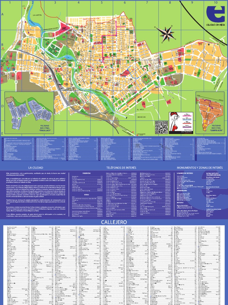 Mapa Callejero de Elda y Barrios | PDF