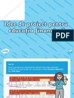 Ro Dos 61 Idei de Proiecte Pentru Educatia Financiara Prezentare Powerpoint Ver 2