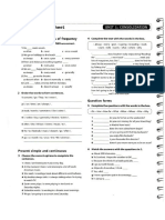 Unit 1 Consolidation Grammar in Gear 1