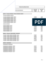 Tablas Salariales 2022