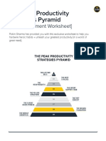EHM The Peak Productivity Pyramid Strategies Worksheet