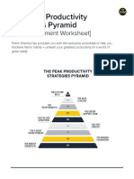 EHM the Peak Productivity Pyramid Strategies Worksheet