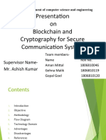 Presentation On Blockchain and Cryptography For Secure Communication System
