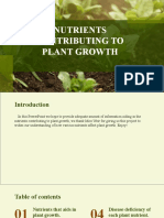 Nutrients Contributing To Plant Growth