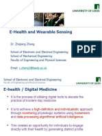 E-Health and Wearable Sensing