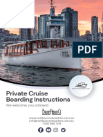 Private Cruise Boarding Instructions