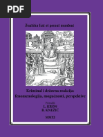 Kriminal I Drzavna Reakcija Fenomenologija Mogucnosti Perspektive ...