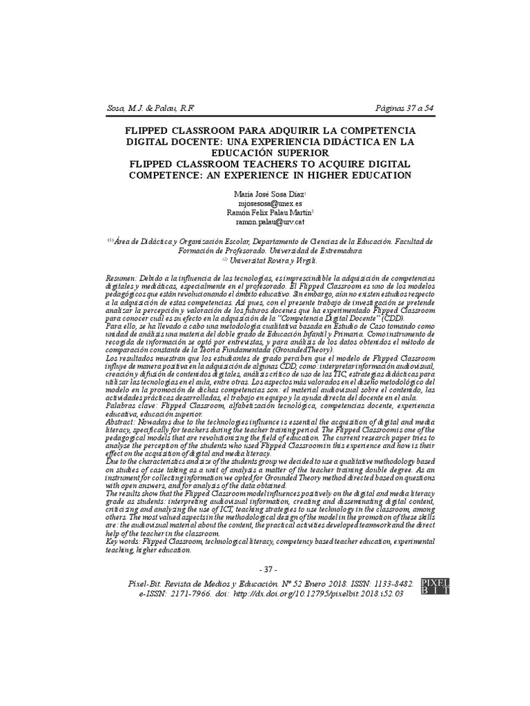 Flipped Classroom | PDF | Evaluación | Aprendizaje