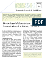 The Industrial Revolution:: Economic Growth in Britain, 1700-1860